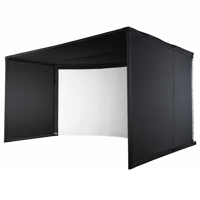 Curved Golf Simulator Enclosure Kit with Impact Screen