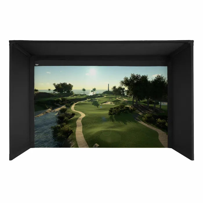 Carl's Place Pro Golf Simulator Enclosure Kit with Impact Screen